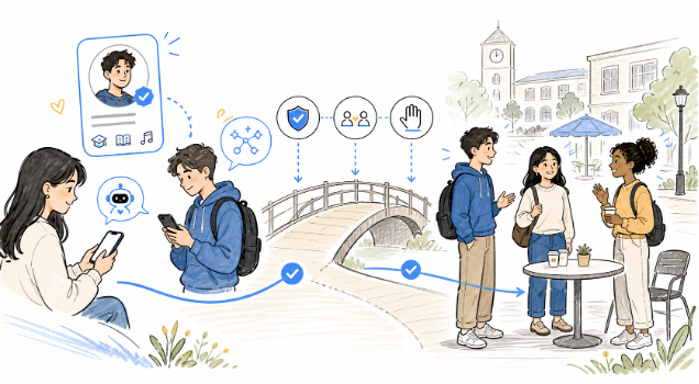 The bridge metaphor — moving connections from screens to the real world
